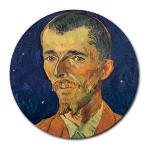   of Eugene Boch By Vincent Van Gogh Round Mouse Pad