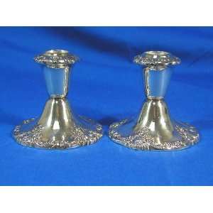  Baroque by Wallace Candle Sticks, Set of 2