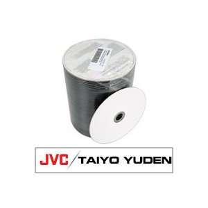  100 JVC Taiyo Yuden 16X DVD R 4.7GB White Thermal 