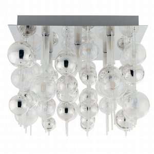  Morfeo Collection 5 Light 15 Chrome Ceiling Light 89158A 