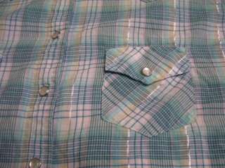 Wrangler Rockabilly Tie Front Midriff Crop Top Shirt XL  