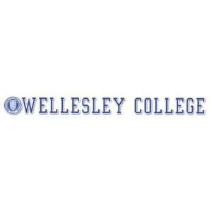 Wellesley College Blue Prides Static Cling  Sports 