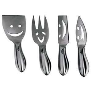  Trudeau Cheese Knife Set   Stainless steel   4 pcs 