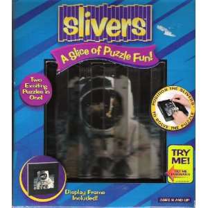  Moon Astronaut/Earth Puzzle (Slivers Series) Toys & Games