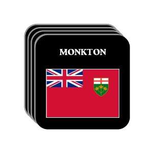  Ontario   MONKTON Set of 4 Mini Mousepad Coasters 