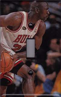 Michael Jordan LIGHT SWITCH COVER PLATE Chicago Bulls  