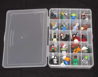 New LEGO CASE Minifigures Minifig Collection Storage Box Case   x 20 