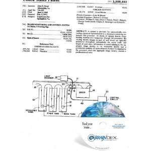  NEW Patent CD for IMAGE MONITORING AND CONTROL SYSTEM 