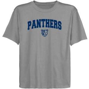 Florida International Golden Panthers Youth Ash Logo Arch T shirt 