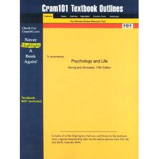 Studyguide for Psychology and Life by Gerrig & Zimbardo, ISBN 