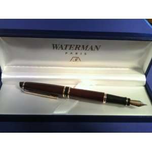  Waterman Expert Fountain Pen   Burgundy, Fine Nib Office 