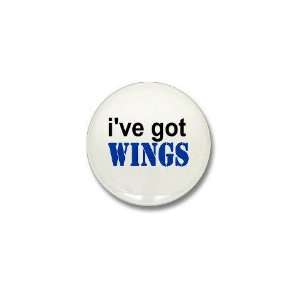  Ive got Wings Air force Mini Button by CafePress: Patio 