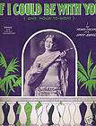 1926 Sheet Music If Could You Henry Creamer Jimmy Johnson  