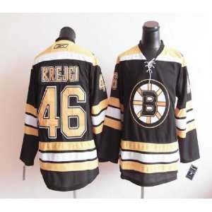  Boston Bruins #46 David Krejci Black Jersey Sports 