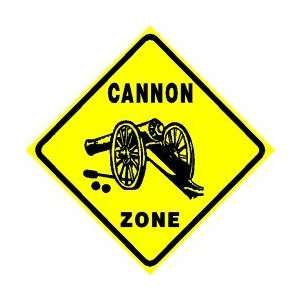  CANNON ZONE military weapon war gun sign: Home & Kitchen