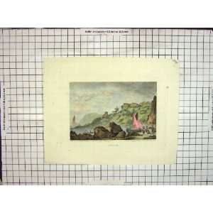  Hand Coloured Print View Howth Walker 1792: Home & Kitchen