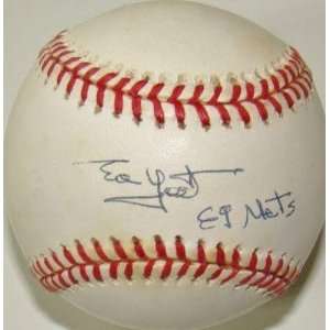  Eddie Ed Yost 69 METS SIGNED AUTOGRAPHED Official 