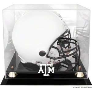  Texas A&M Logo Helmet Display Case  Details Golden 