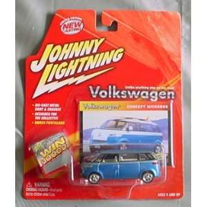    Johnny Lightning Volkswagen Blue Concept Microbus Toys & Games