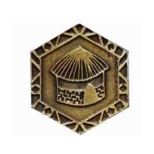  Grass Hut Ethnic Wax Seal Stamp (Antique Ivory color 