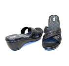 Soft Walk Womens Marsala Sandal Black Size 9M New   