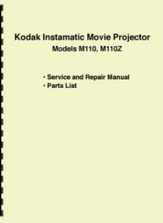 Kodak Instamatic M10 M50 M60 M65 M65A M65K RepairManual  