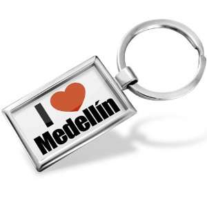 Keychain I Love Medellin region: Colombia, South America   Hand Made 