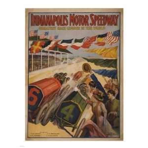   Indianapolis Motor Speedway  18 x 24  Poster Print Toys & Games