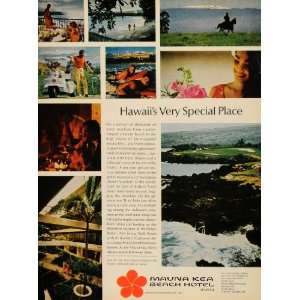  1969 Ad Mauna Kea Beach Hotel Hawaii Richard Joseph 