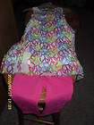 NWT Peace Pink White Dress with pink leggings 3T Cute O