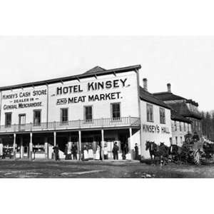 Hotel Kinsey and Meat Market   Poster by Clark Kinsey (18x12)  