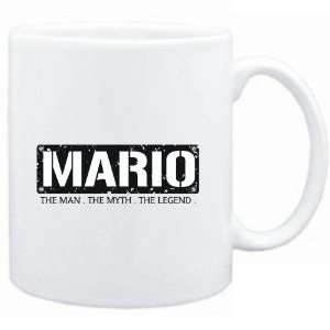 Mug White  Mario  THE MAN   THE MYTH   THE LEGEND  Male 