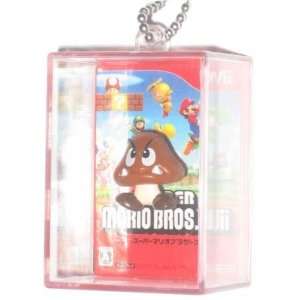   Nintendo Super Mario Bros. Figure In Box Goomba Keychain: Toys & Games