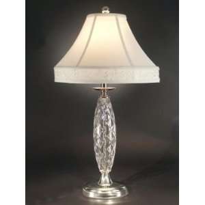  Dale Tiffany Irvington Table Lamp with Brushed Nickel 