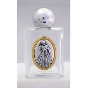  Divine Mercy Holy Water Bottle   1 3/4 x 3 1/4 Sports 