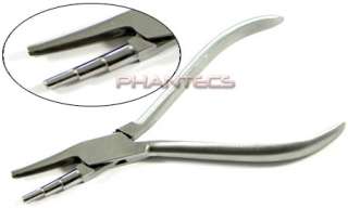 STEP WIRE LOOPING PLIERS CONCAVE AND ROUND NOSE TOOL  