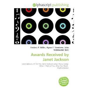  Awards Received by Janet Jackson (9786132866639) Books