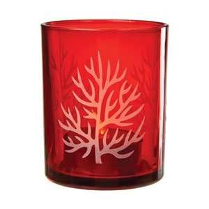  Red Tree Candle Holder