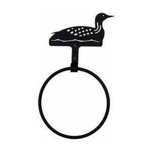  Wrought Iron Loon Towel Ring: Home Improvement