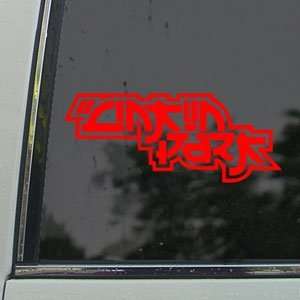  Linkin Park Cool Rock Band Logo Red Decal Car Red Sticker 