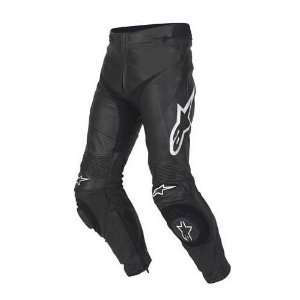 Alpinestars Track Leather Pants , Color Black, Size 48 