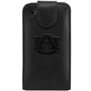  Auburn Tigers Black Leather Team Logo iPhone Wallet