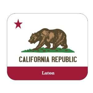  US State Flag   Laton, California (CA) Mouse Pad 