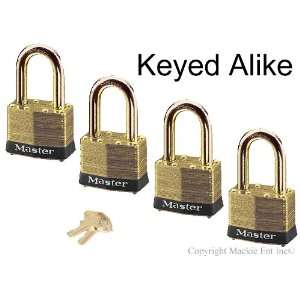  Master Lock   Keyed Alike Brass Locks #4KABLF 4 4 Pack 