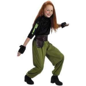   Kim Possible Agent Halloween Costume (Size: Small 4 6): Toys & Games