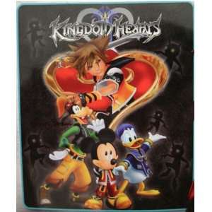 Kingdom Hearts (Sora, Mickey, Goofy, Donald) Micro Raschel Throw 50x60 