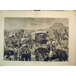  1881 Transvaal War Laings Neck President Brand Soldiers 