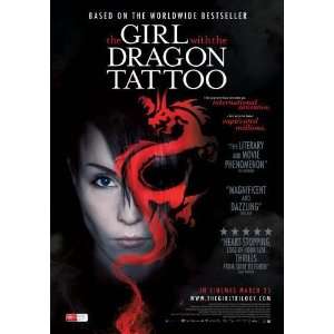  Girl With The Dragon Tattoo Movie Mini Poster #01 11x17 