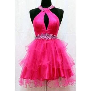   1817 Tulle Strapless Sweet 16 Short Homecoming Prom Dress: Clothing