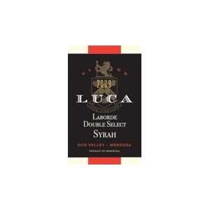  Luca Laborde Double Select Syrah 2009 750ml Grocery 